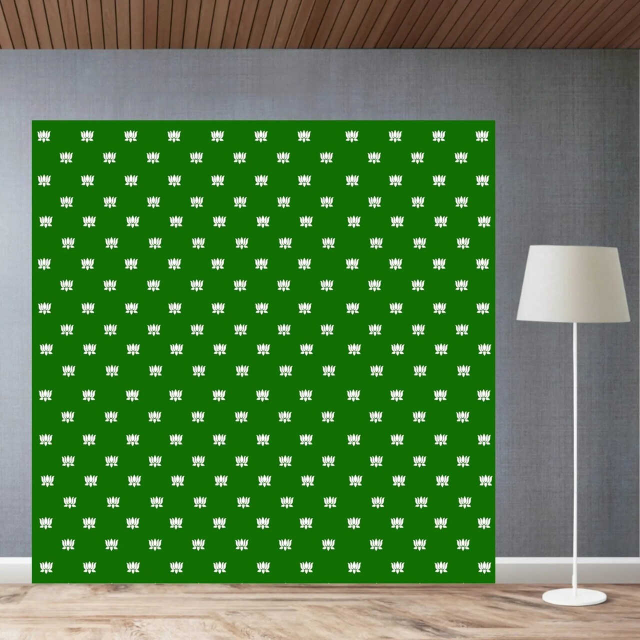 Lotus Backdrop Indian Traditional Cloth Indian Festival Decor Indian Pooja Wall Decor Indian Wall Art Photo Decor Banner Decorative Pooja Cloth Hindu Wedding Favor